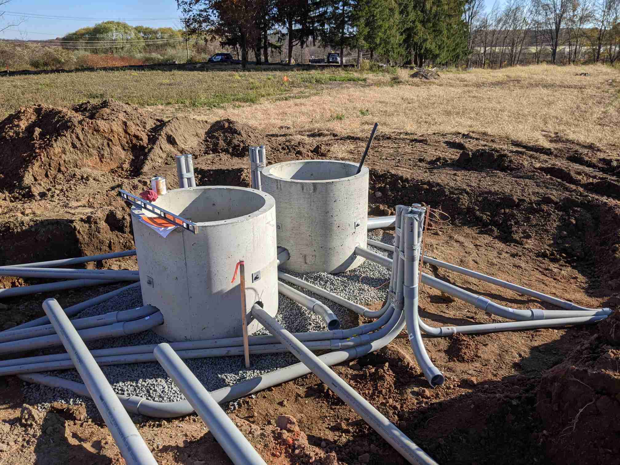 Hazelwood Inc of Wallingford, CT completing an underground utilities project. Leading the New Haven County, CT in site work